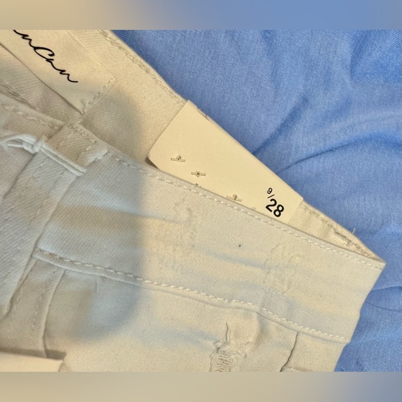 Women’s KanCan 9/28 NWT white distressed ankle length jeans - Picture 8 of 13